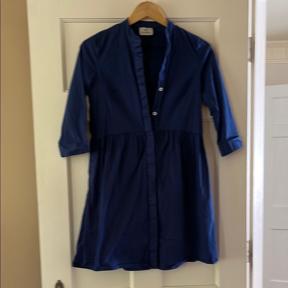 Tuckernuck Navy Blue Button-Up Dress